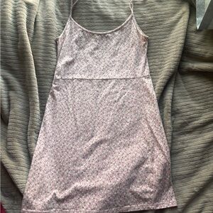 Floral Pink Slip Dress